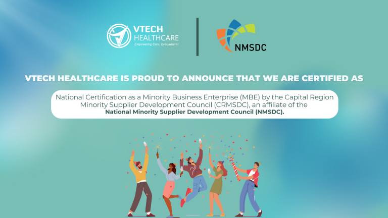 vTech Healthcare Inc. Achieves National Minority Business Enterprise (MBE) Certification by CRMSDC 